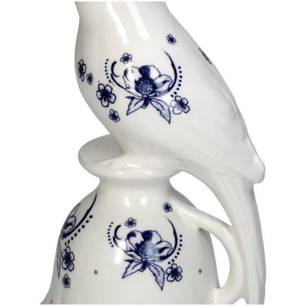 Kandelaar - Vogel Porcelijn - Delfts Blauw _ 21 cm