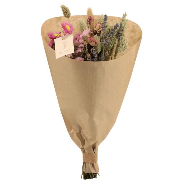 6x Field Bouquet Pink - Droogboeket - 60cm - ¯25