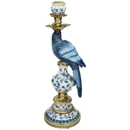 Kandelaar - Dutch Blue Parrot _ 40 cm - Rechts